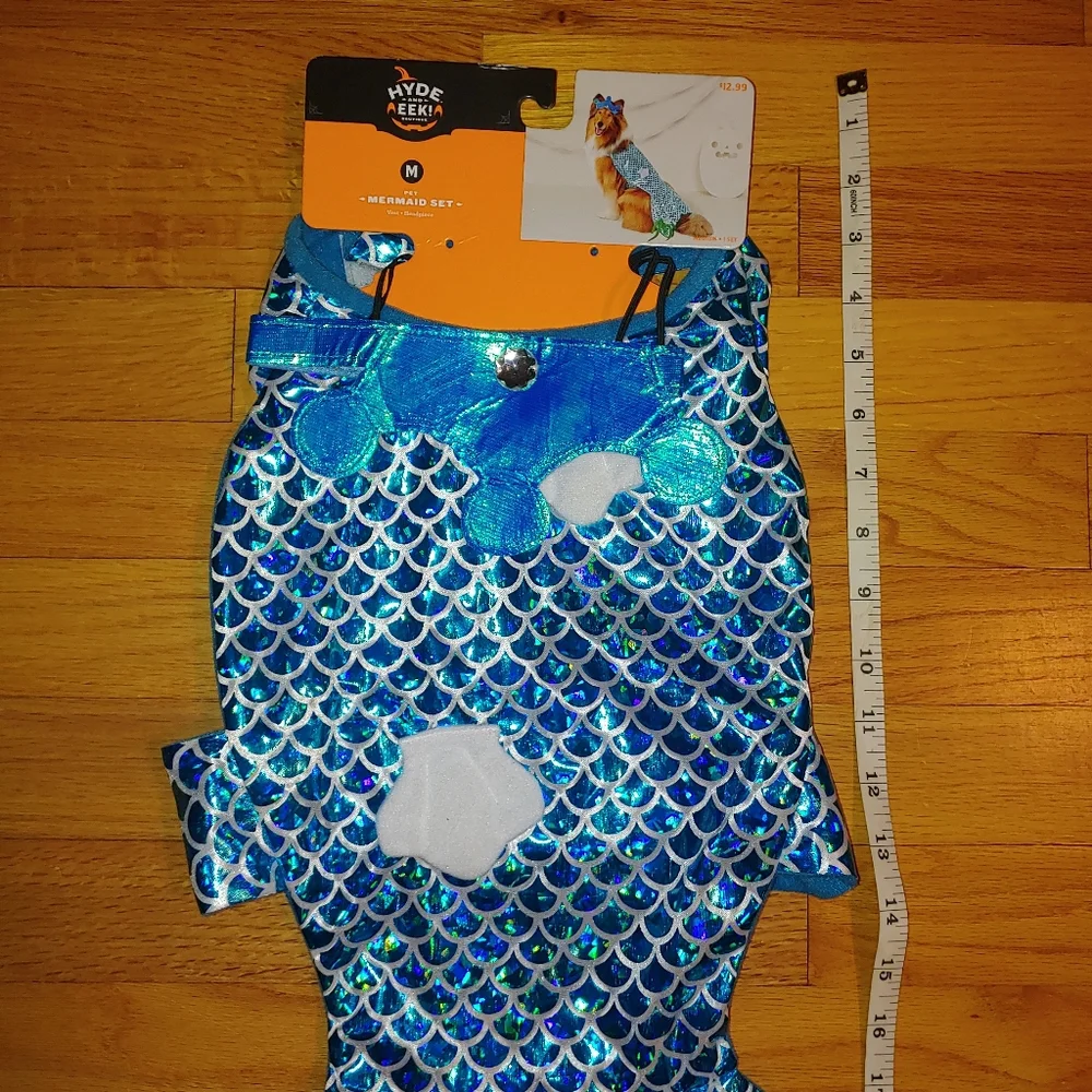 Dog MEDIUM Mermaid Halloween Dog Costume Hyde and Eek MEDIUM Up to 50 lbs
